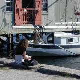 mysb6 A very nice place to read. Oyster smack in background.