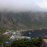 Francoisa Looking down into Franscois. Many of the names come from when the French fished this shore. Time has modified the pronuciation so this is now Fran-sway.